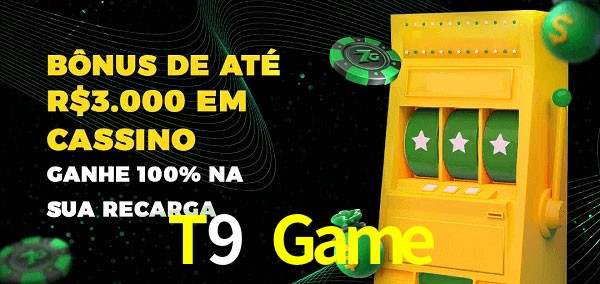 T9 Game melhor bônus de depósito