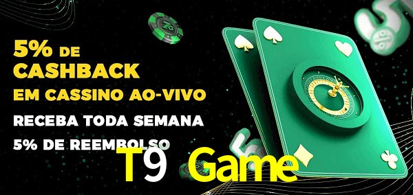 Promoções do cassino ao Vivo T9 Game